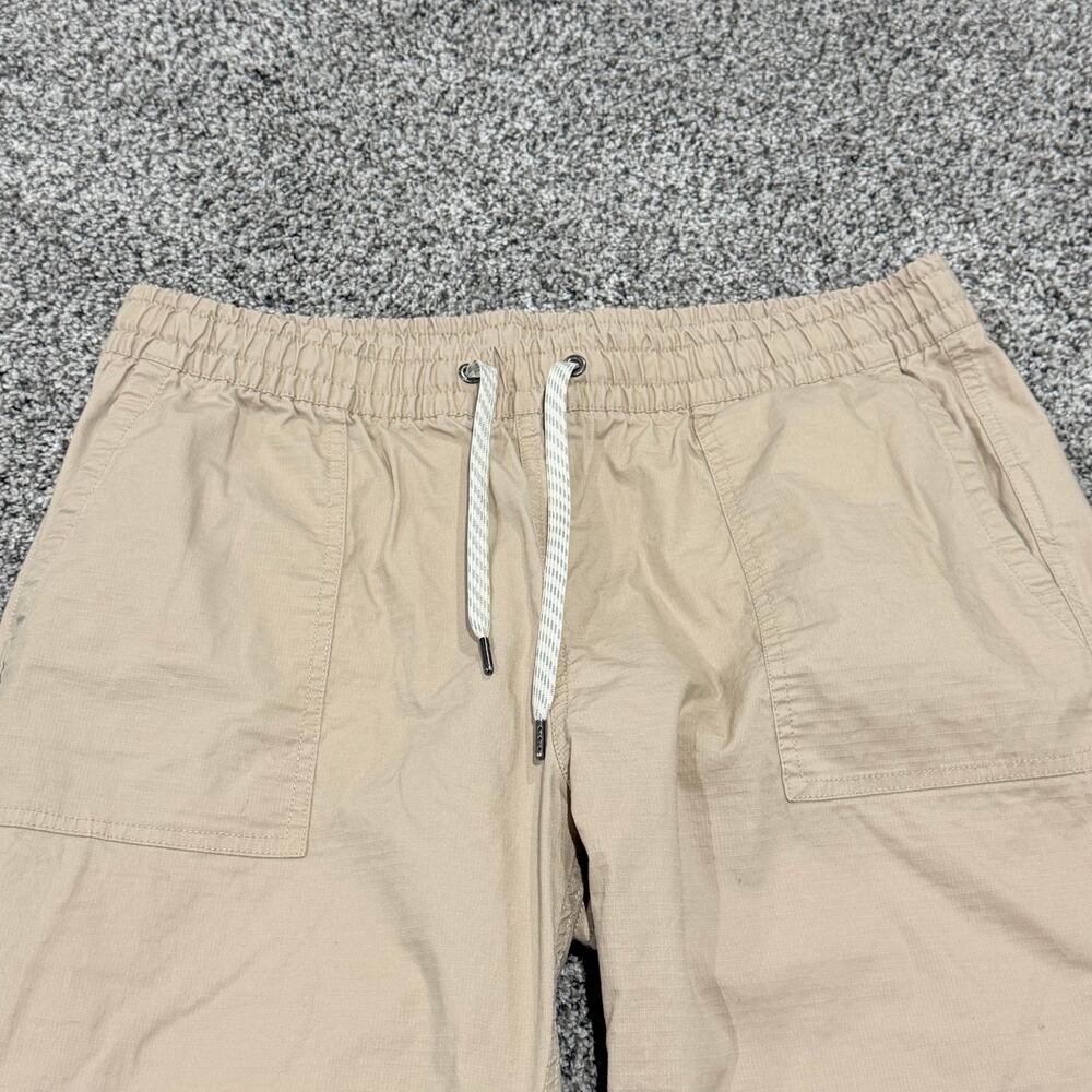 Vuori Ripstop Khaki Drawstring Pants, Size Large (L), Pre-loved, Organic Cotton - Picture 5 of 7